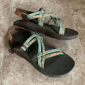 Chaco Women’s ZX/1 Size 9 (Teal and Orange)